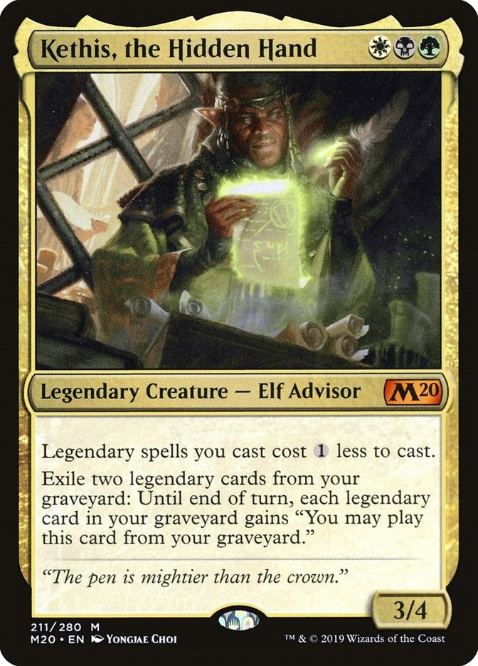 Image for Kethis, the Hidden Hand (211) (M20) - Magic: The Gathering