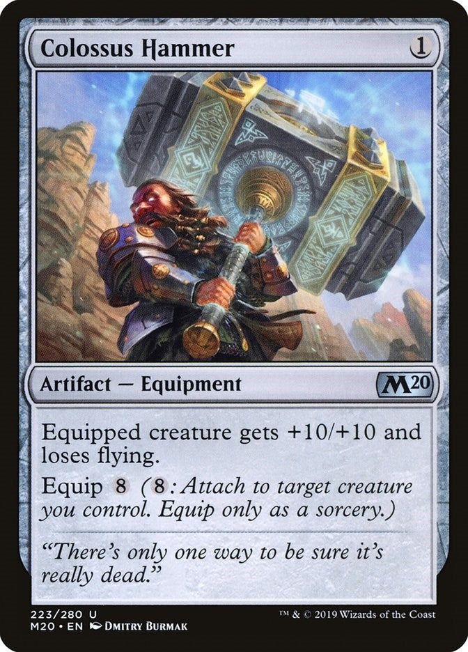 Image for Colossus Hammer (223) - Magic: The Gathering