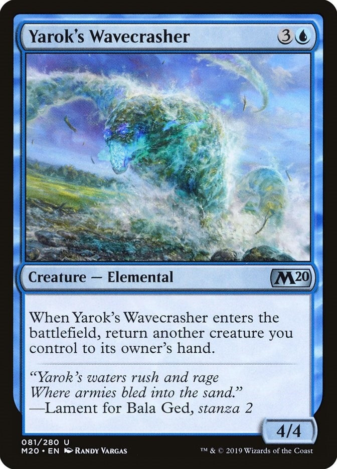 Image for Yarok's Wavecrasher (81) - Magic: The Gathering