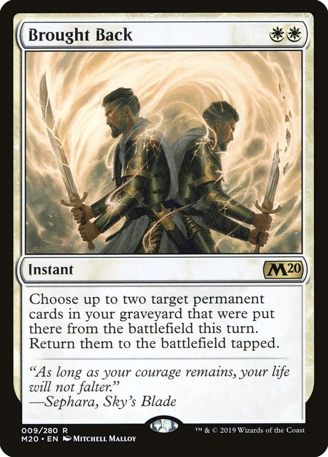 Image for Brought Back (9) - Magic: The Gathering