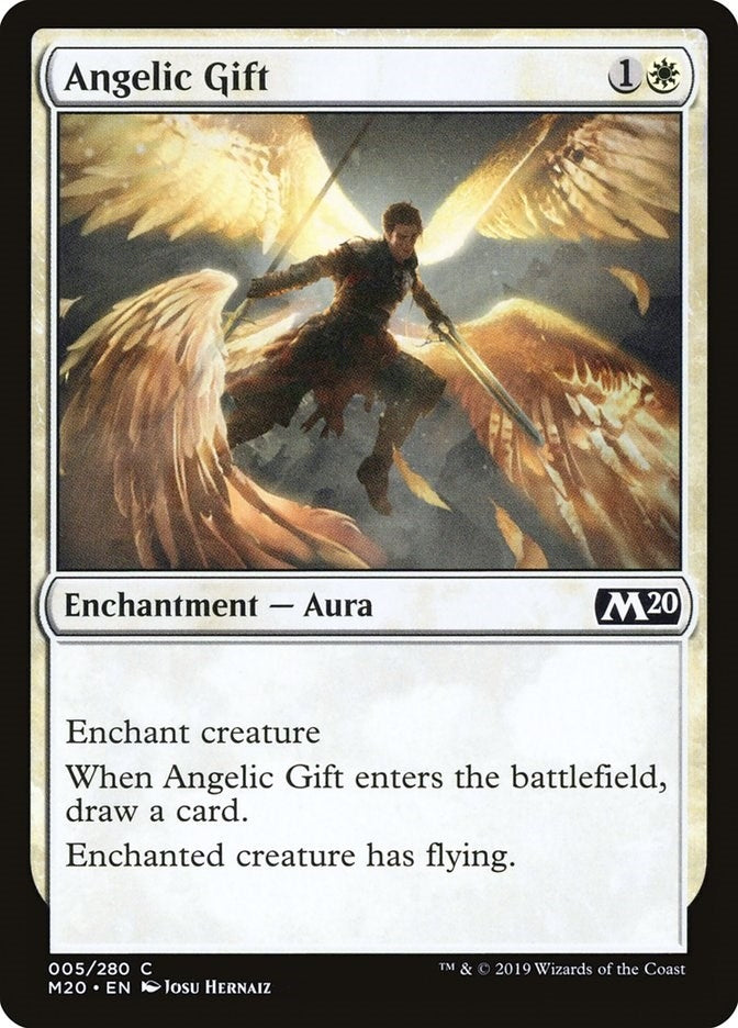 Image for Angelic Gift (5) (M20) - Magic: The Gathering