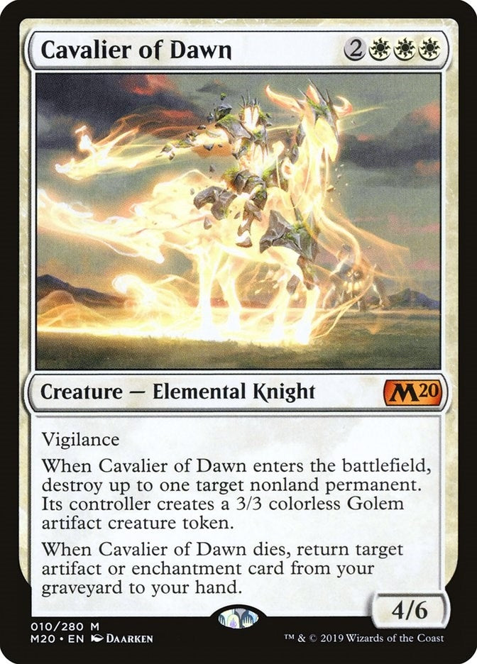 Image for Cavalier of Dawn (10) - Magic: The Gathering