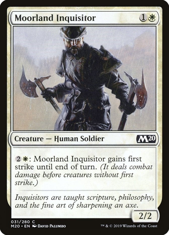 Image for Moorland Inquisitor (31) - Magic: The Gathering