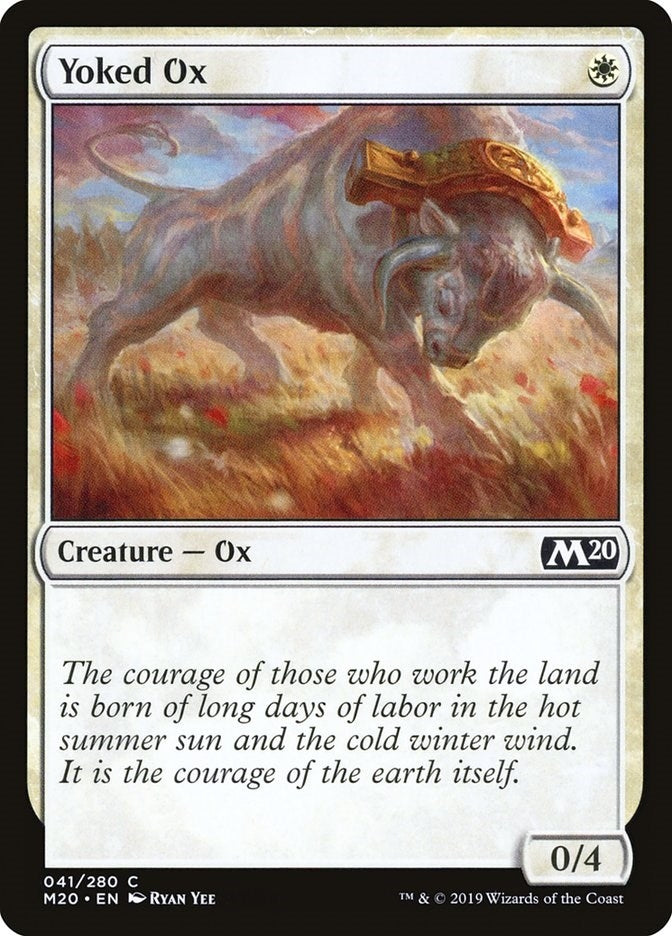 Image for Yoked Ox (41) - Magic: The Gathering