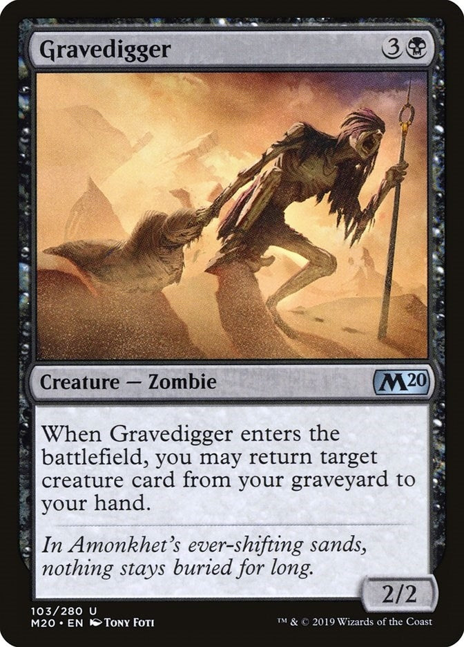 Image for Gravedigger (103) - Magic: The Gathering