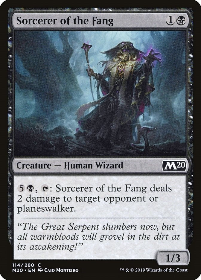 Image for Sorcerer of the Fang (114) - Magic: The Gathering
