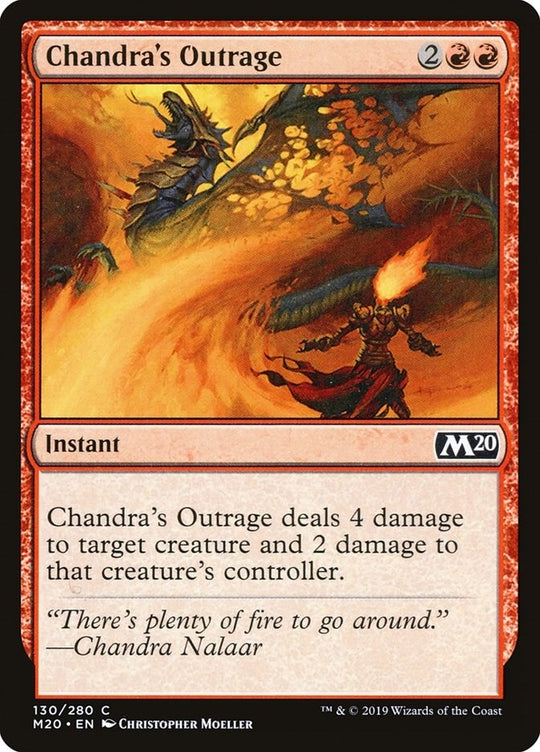 Image for Chandra's Outrage (130) - Magic: The Gathering