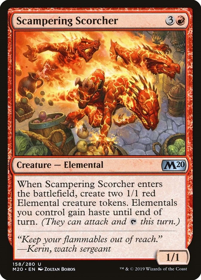 Image for Scampering Scorcher (158) - Magic: The Gathering