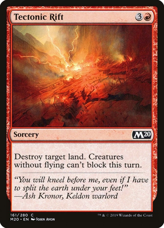 Image for Tectonic Rift (161) - Magic: The Gathering