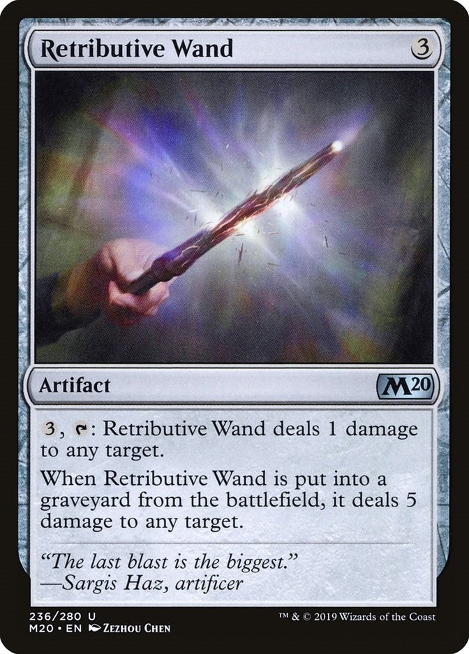 Image for Retributive Wand (236) - Magic: The Gathering