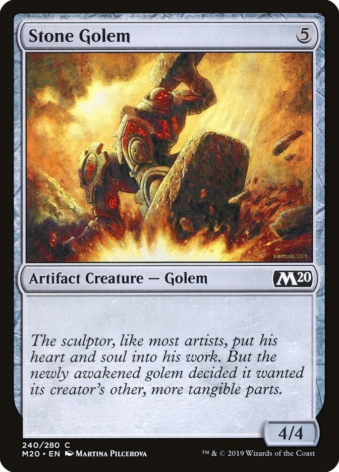 Image for Stone Golem (240) - Magic: The Gathering