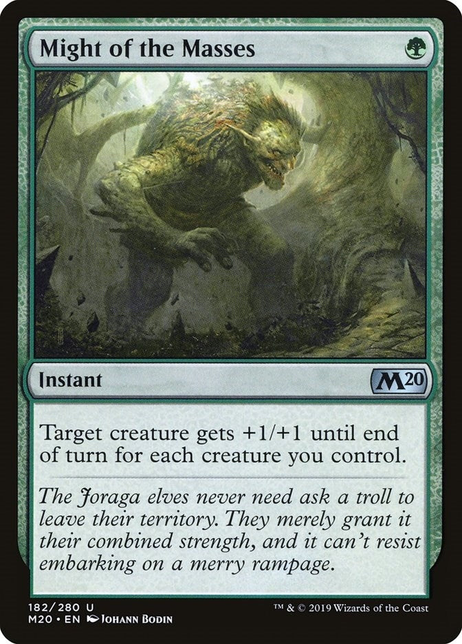 Image for Might of the Masses (182) - Magic: The Gathering