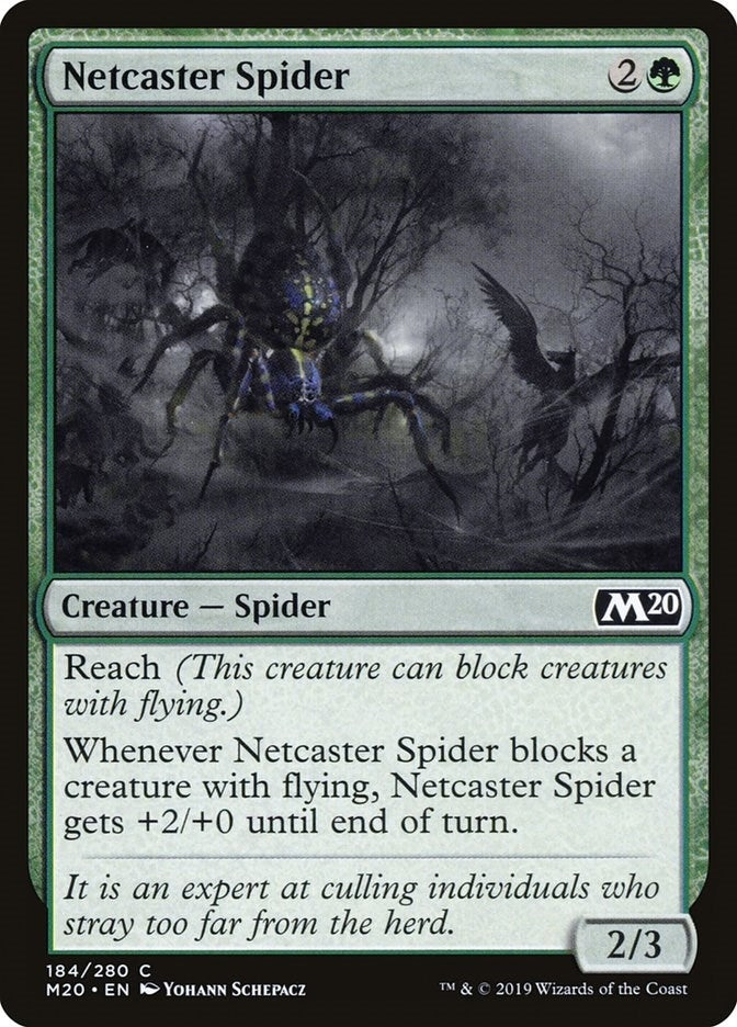 Image for Netcaster Spider (184) - Magic: The Gathering