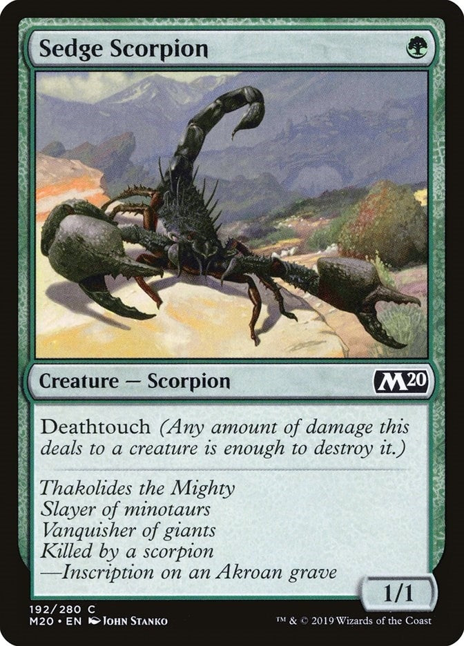 Image for Sedge Scorpion (192) - Magic: The Gathering