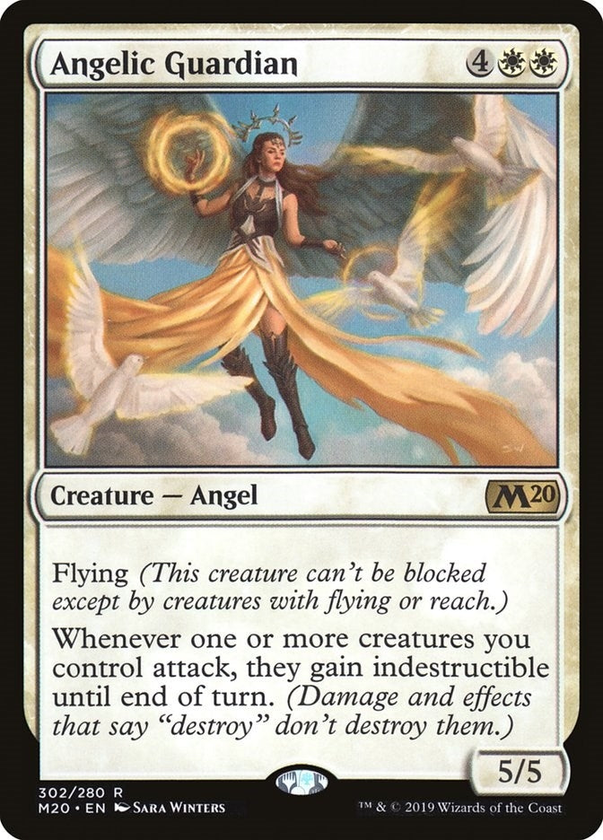 Image for Angelic Guardian (302) (M20) - Magic: The Gathering