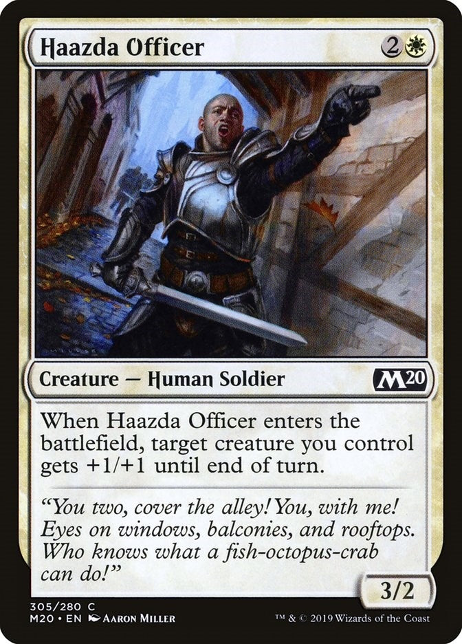 Image for Haazda Officer (305) - Magic: The Gathering