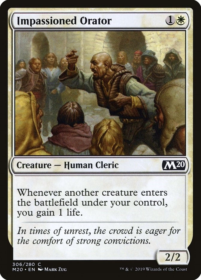 Image for Impassioned Orator (306) - Magic: The Gathering