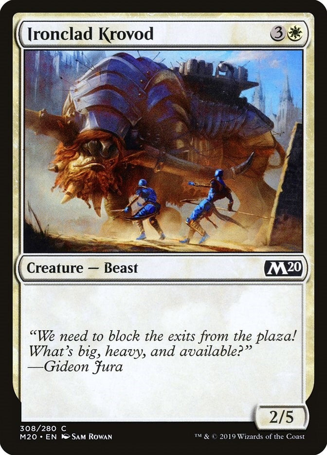 Image for Ironclad Krovod (308) - Magic: The Gathering