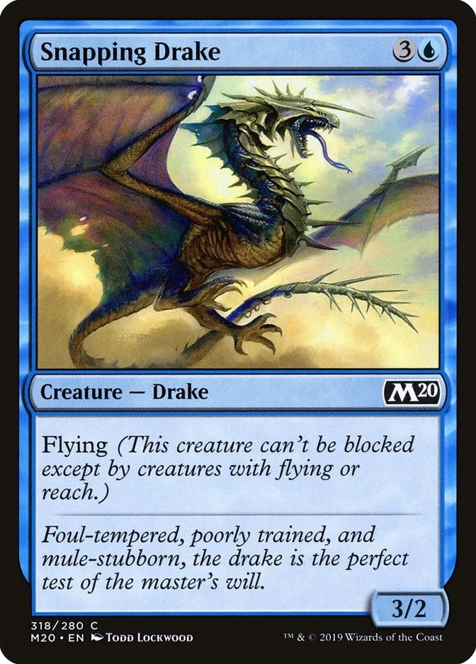 Image for Snapping Drake (318) - Magic: The Gathering