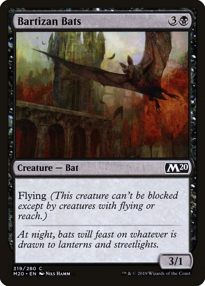 Image for Bartizan Bats (319) - Magic: The Gathering