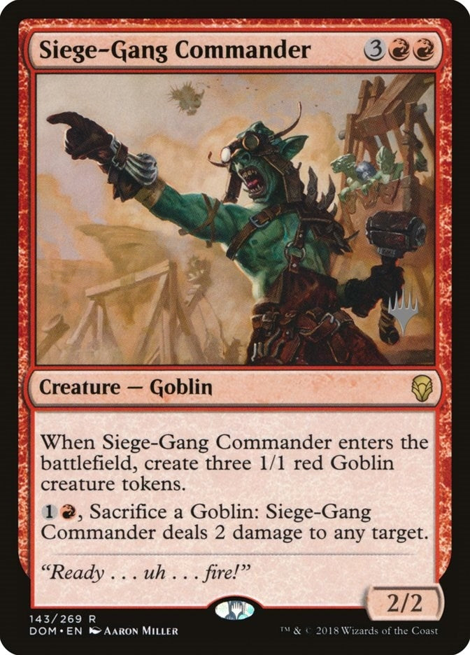 Image for Siege-Gang Commander (143) (PPM20) - Magic: The Gathering
