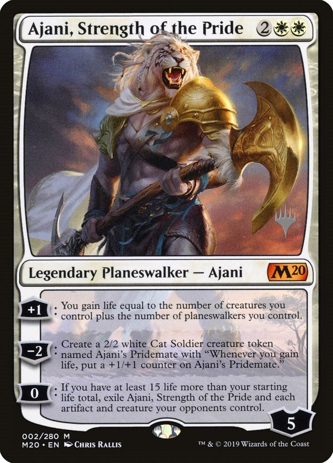 Image for Ajani, Strength of the Pride (2) (PPM20) - Magic: The Gathering