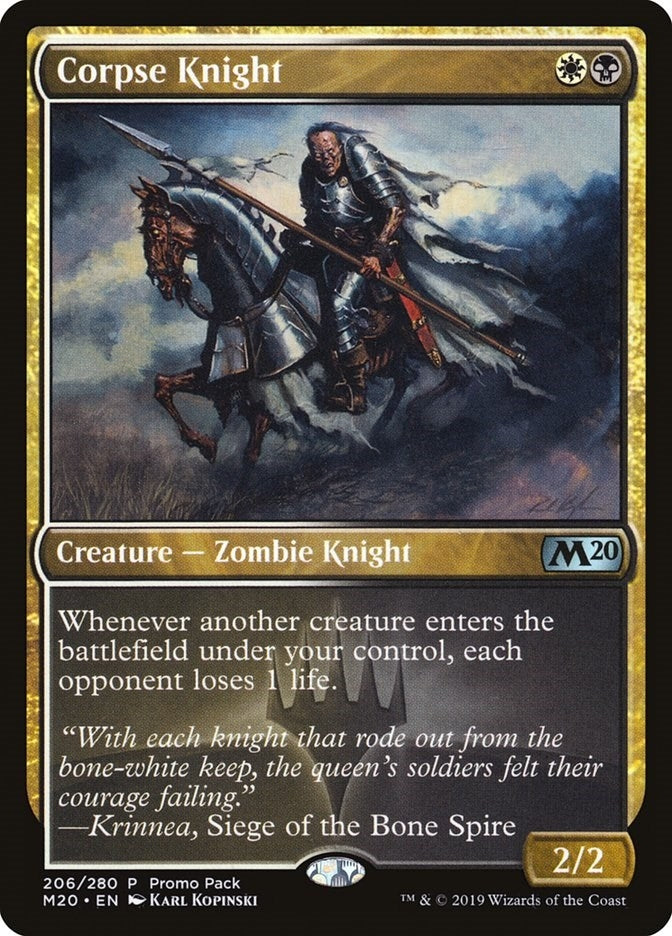 Image for Corpse Knight (206) - Magic: The Gathering