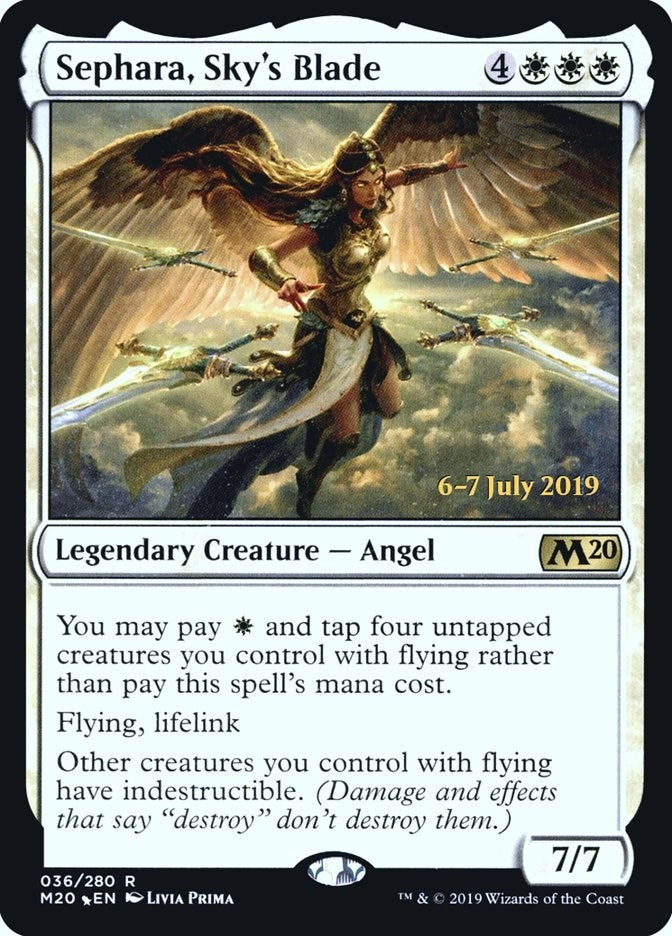 Image for Sephara, Sky's Blade (36) - Magic: The Gathering