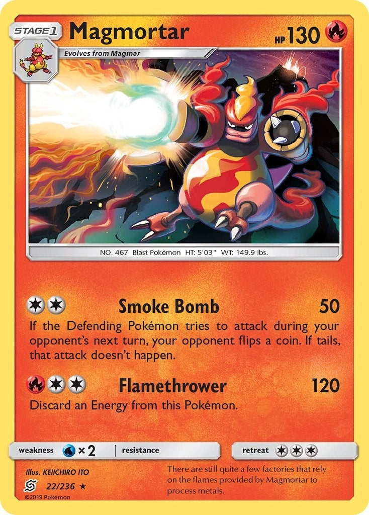 Image for Magmortar (22/236) (SM11) - Pokemon