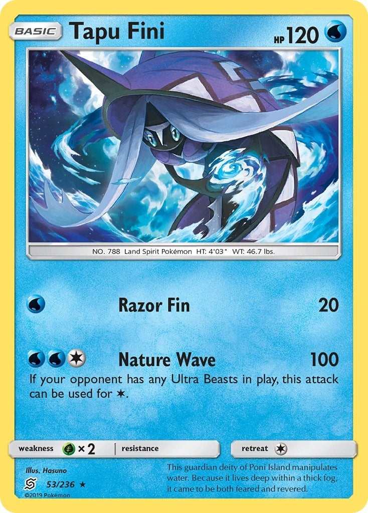 Image for Tapu Fini (53/236) (SM11) - Pokemon