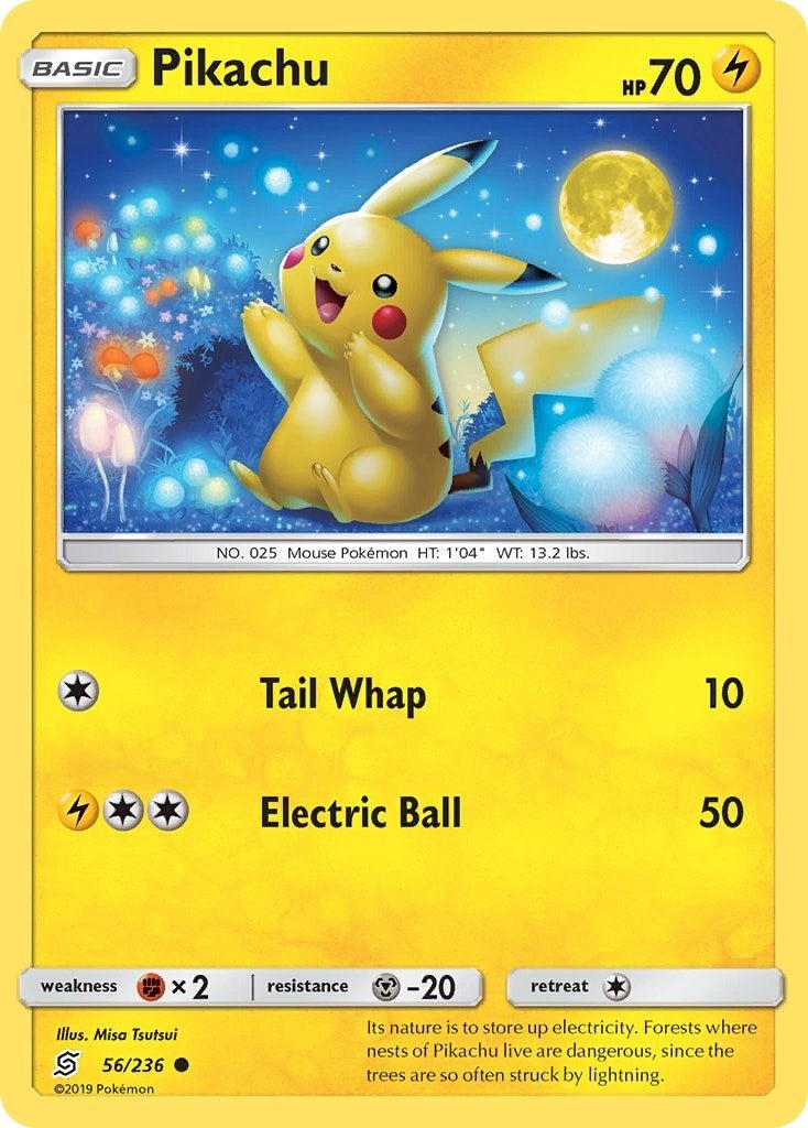 Image for Pikachu (56) (56/236) (SM11) - Pokemon