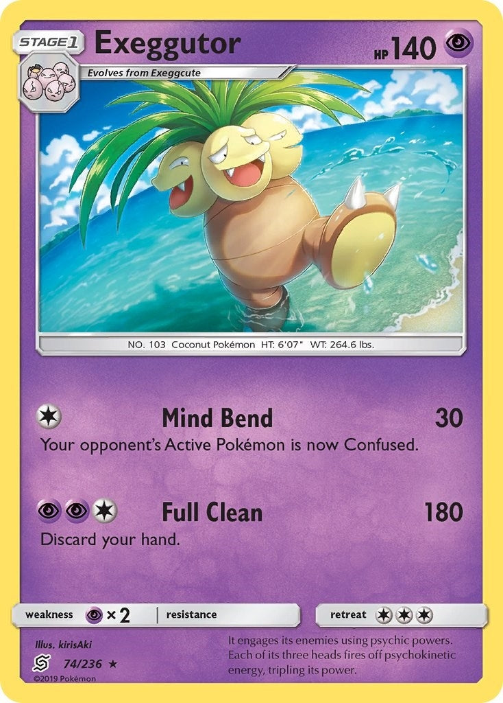 Image for Exeggutor (74/236) (SM11) - Pokemon