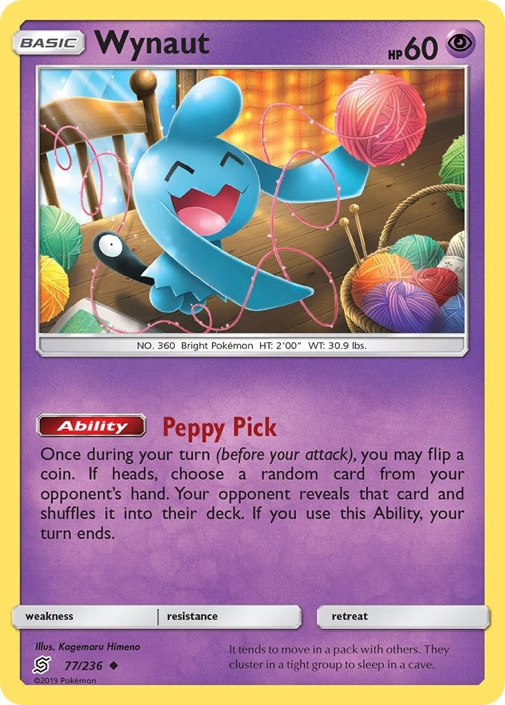 Image for Wynaut (77/236) (SM11) - Pokemon