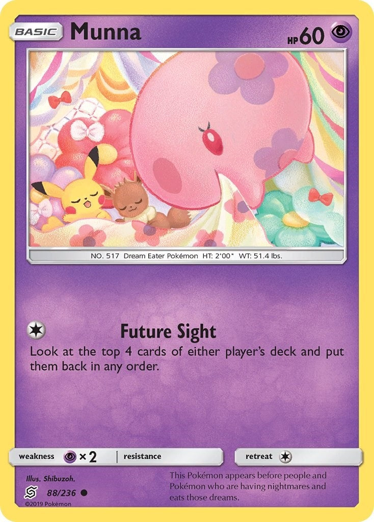 Image for Munna (88/236) (SM11) - Pokemon