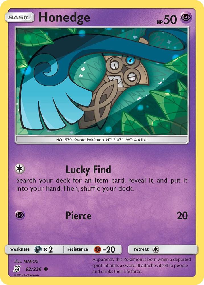 Honedge (92) (92/236) (SM11)