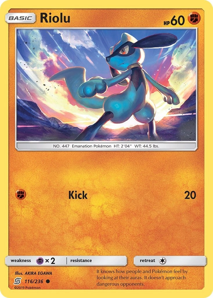 Image for Riolu (116) (116/236) (SM11) - Pokemon