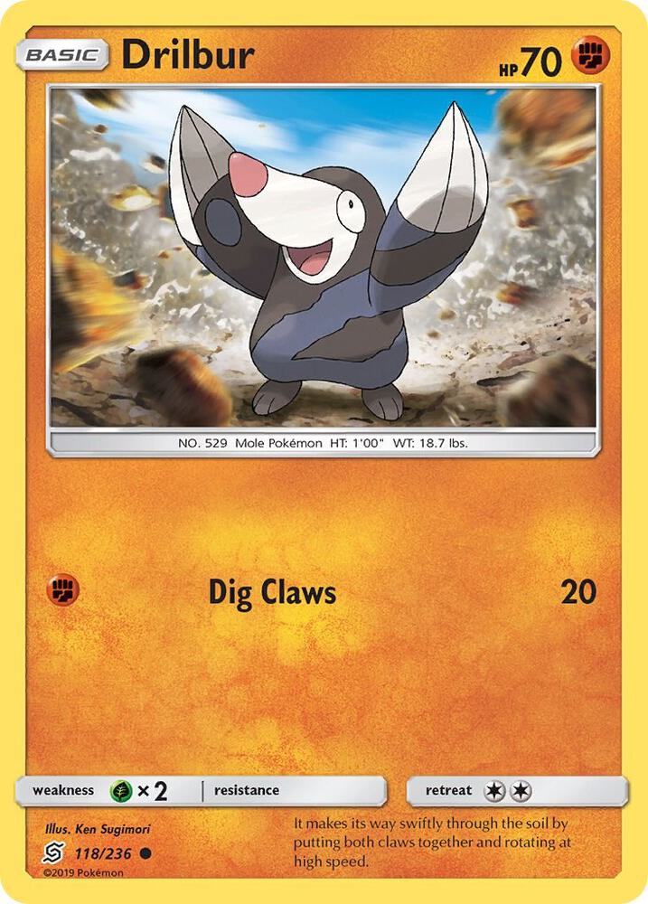 Image for Drilbur (118/236) (SM11) - Pokemon