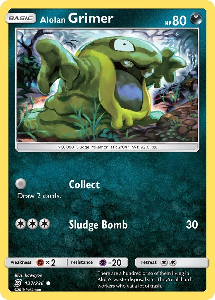 Image for Alolan Grimer (127/236) (SM11) - Pokemon