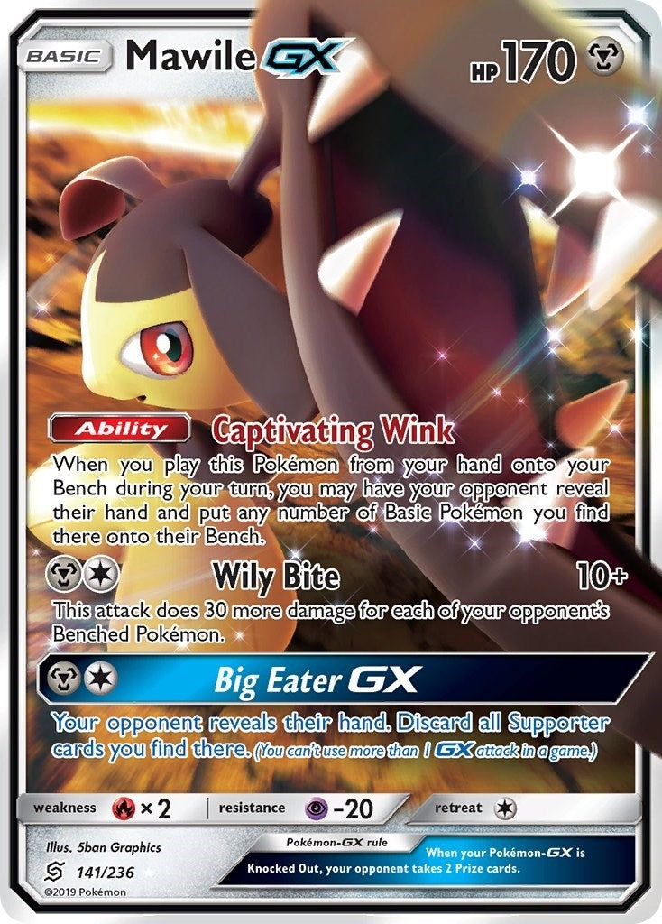 Image for Mawile GX (141/236) (SM11) - Pokemon