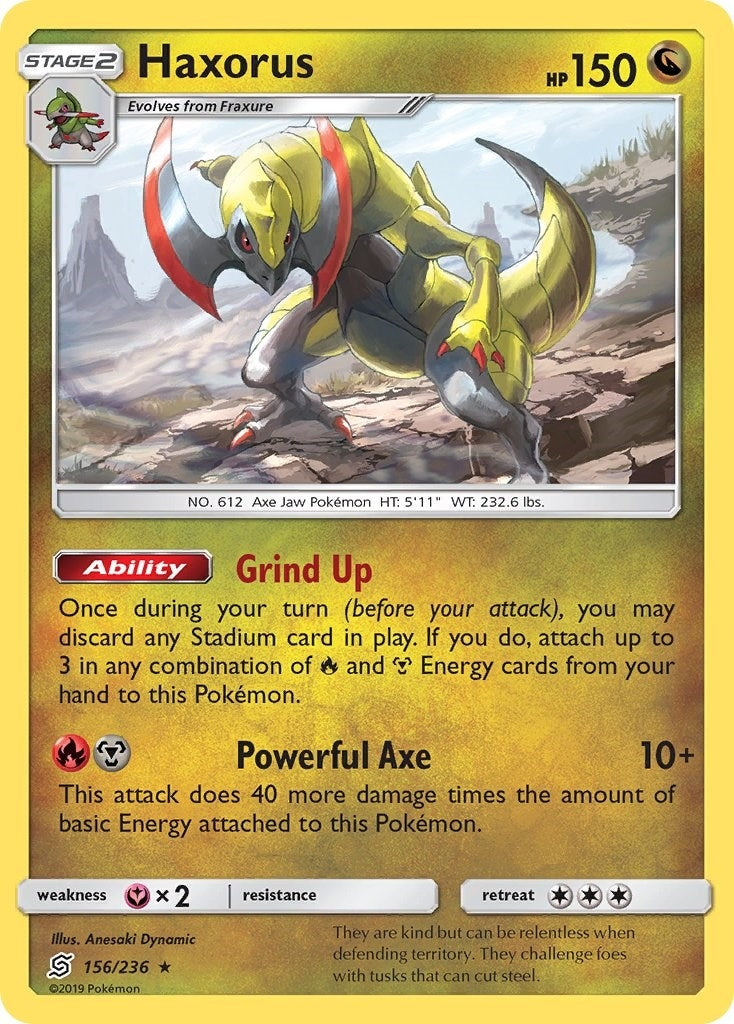 Image for Haxorus (156/236) (SM11) - Pokemon