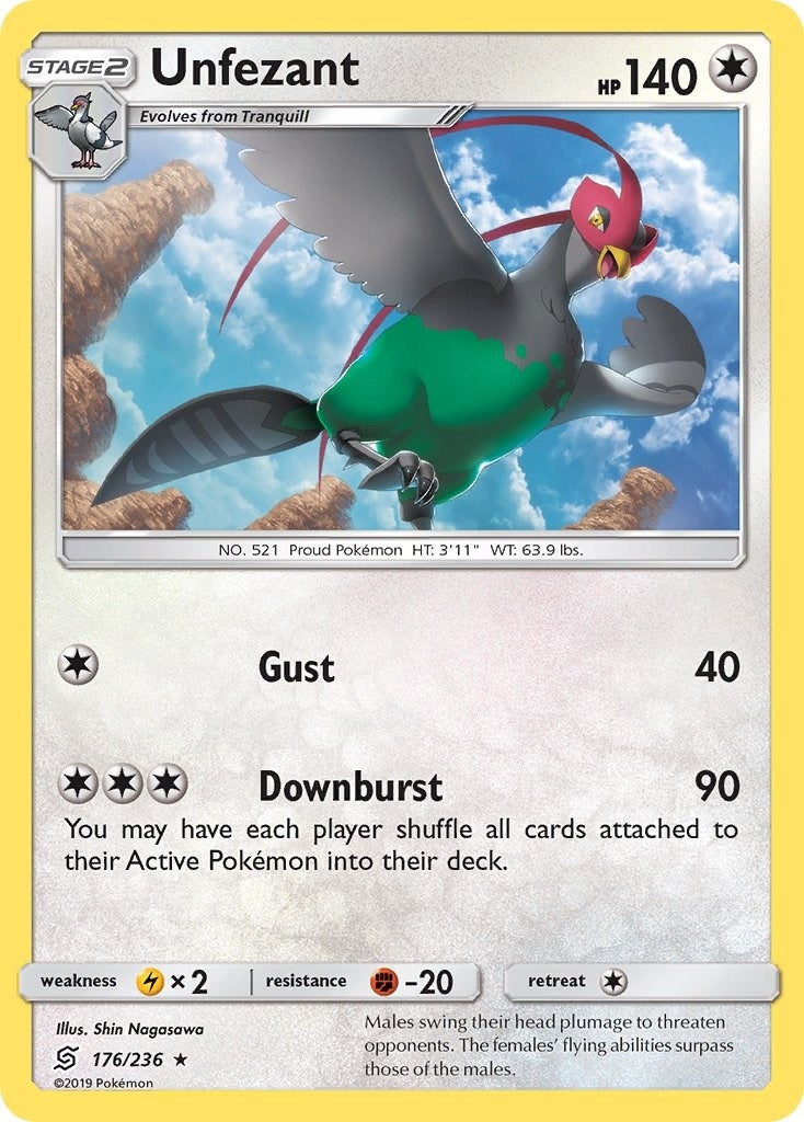 Image for Unfezant (176/236) (SM11) - Pokemon