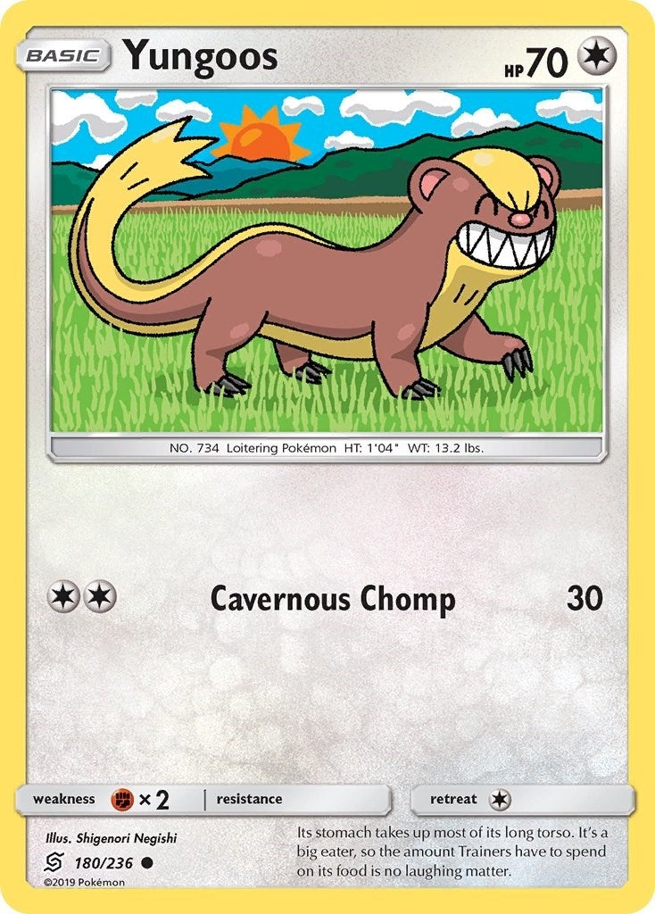 Image for Yungoos (180/236) (SM11) - Pokemon