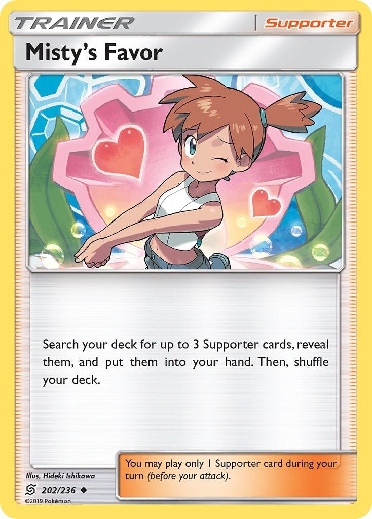 Image for Misty's Favor (202/236) (SM11) - Pokemon