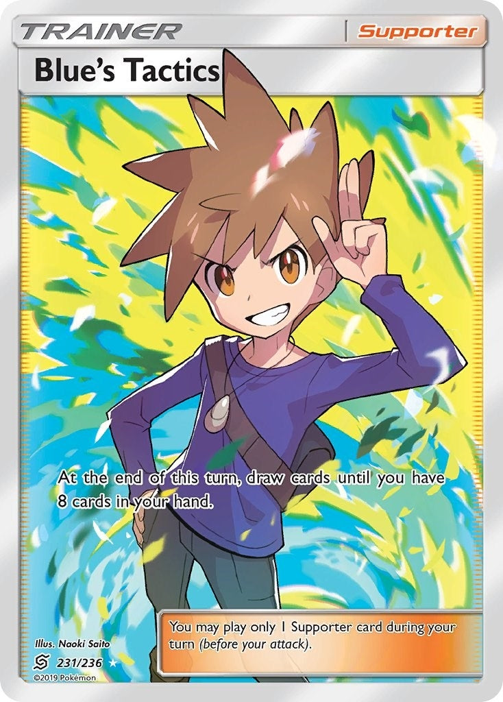 Image for Blue's Tactics (Full Art) (231/236) (SM11) - Pokemon