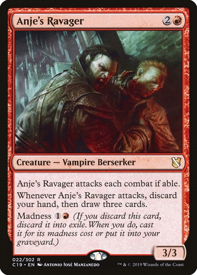 Image for Anje's Ravager (22) (C19) - Magic: The Gathering