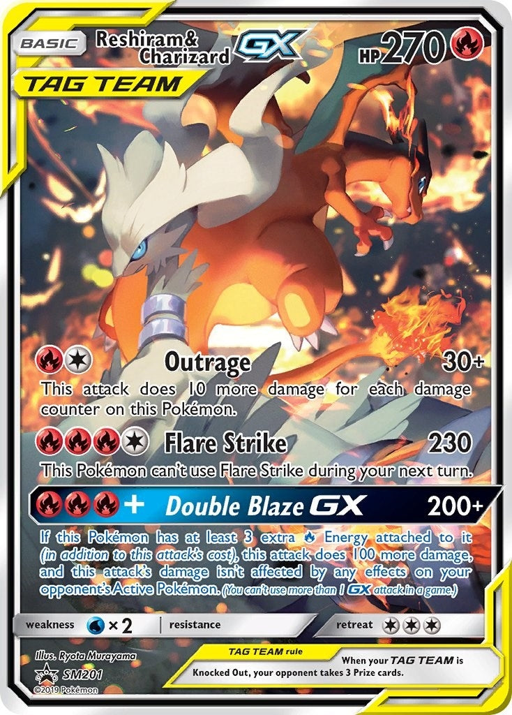 Image for Reshiram & Charizard GX - SM201 (SM201) (SMP) - Pokemon