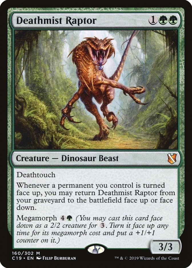 Image for Deathmist Raptor (160) - Magic: The Gathering