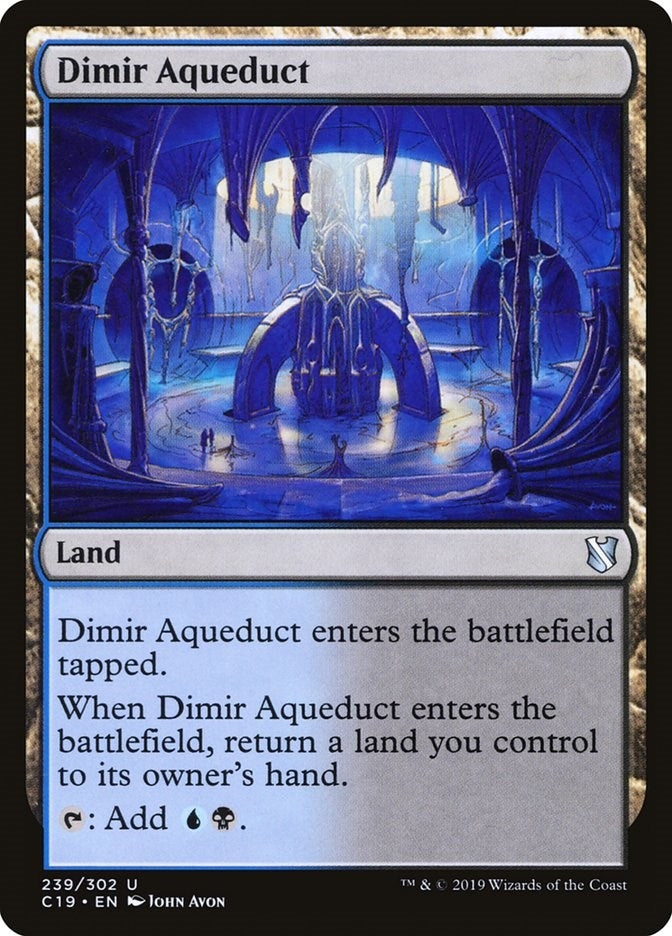 Image for Dimir Aqueduct (239) (C19) - Magic: The Gathering