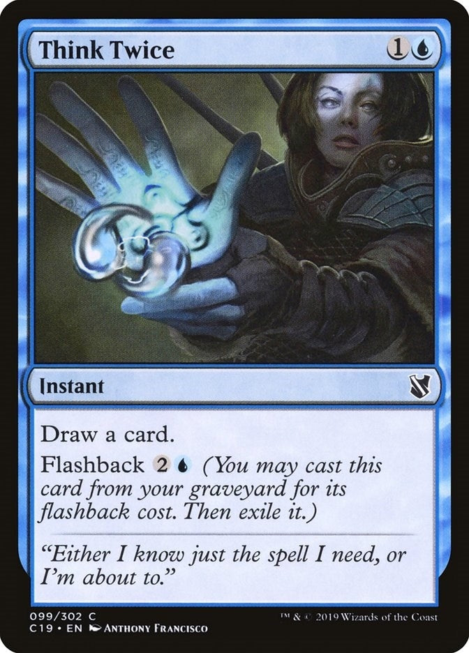 Image for Think Twice (99) - Magic: The Gathering