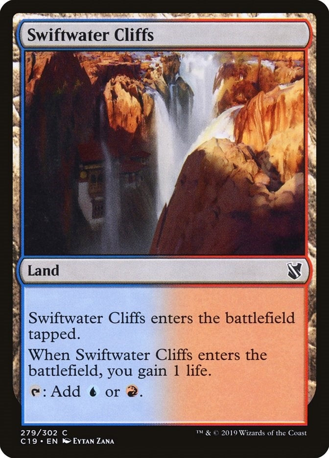 Image for Swiftwater Cliffs (279) (C19) - Magic: The Gathering